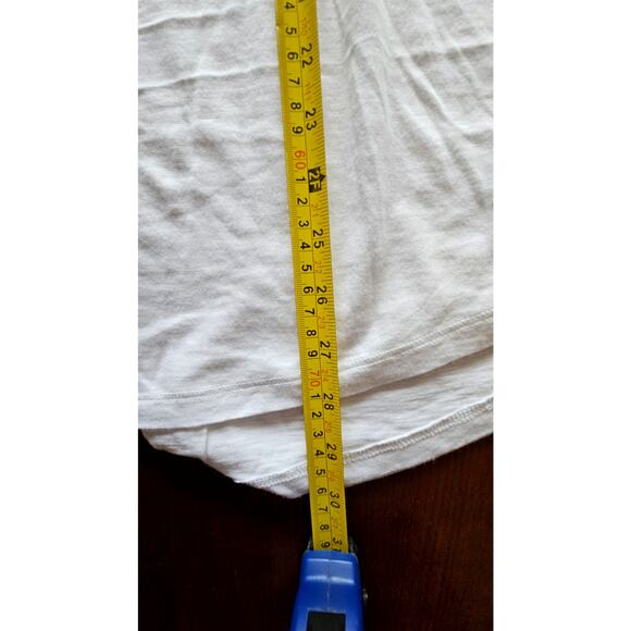 Garnet Hill White T Shirt, Pima Cotton/Modal Womens Sz L NEW - Picture 11 of 12